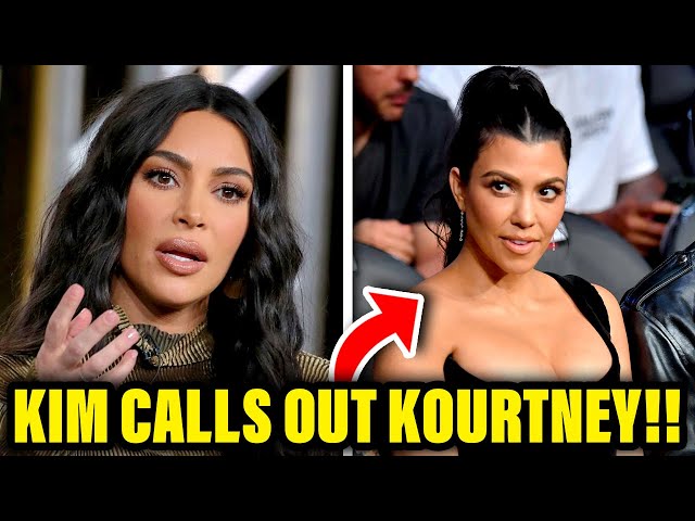 Kim Kardashian CALLS OUT Kourtney For Doing WHAT?!