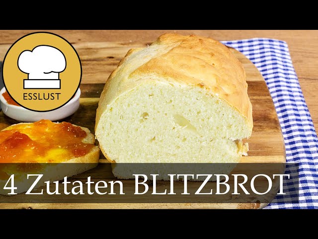 BLITZBROT mit nur 4 Zutaten | Ruck Zuck Brot