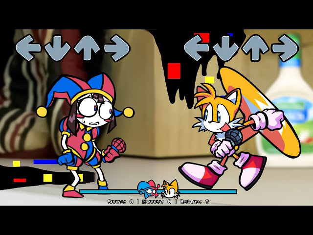 FNF NEW Amazing Digital Circus Episode 2 VS SONIC Characters Sings Sliced | Digital Circus