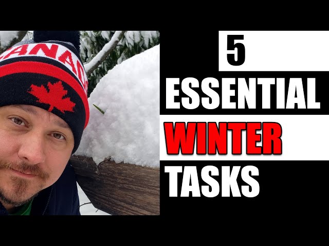 5 Essential Winter Tasks - Garden Quickie Episode 112