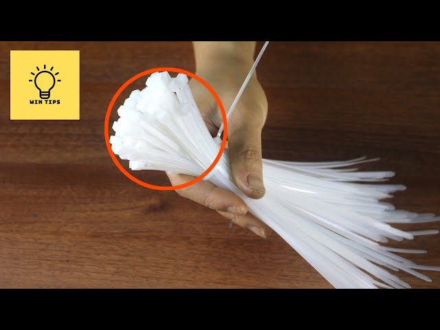 8 Useful Cable Tie Tricks For You - Win Tips