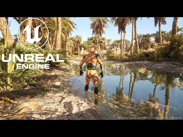Ultra Realistic Desert Oasis Unreal Engine 5 Demo | RTX 3080 | MAWI Dune Desert Landscape Demo