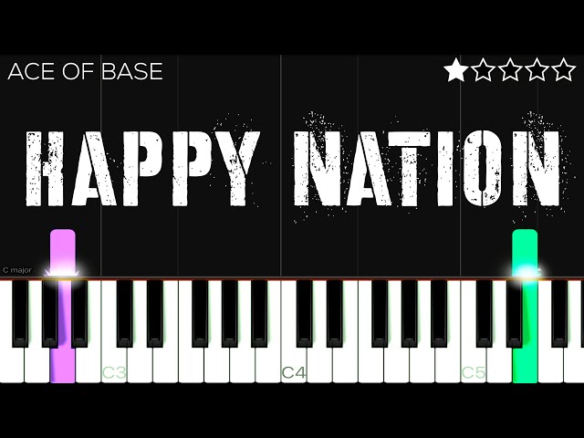 Ace of Base - Happy Nation | EASY Piano Tutorial