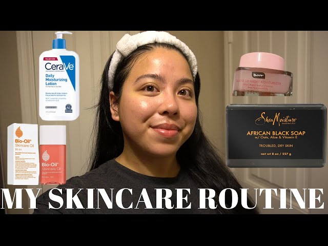 MY SKINCARE ROUTINE: AFFORDABLE for dry acne and eczema prone skin
