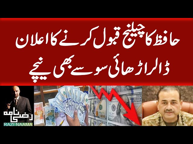 Hafiz accepted the challenge | Dollar rate will be Less then 250 | Razi Naama
