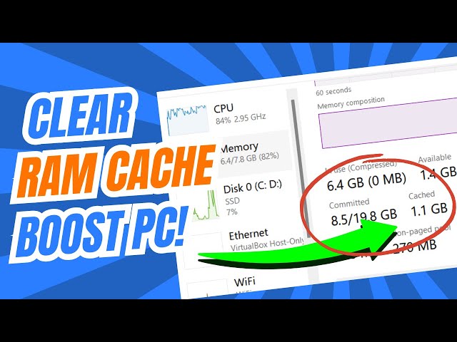 How to Clear RAM Cache in Windows 10/11 (2024) 🚀 Make Computer Faster