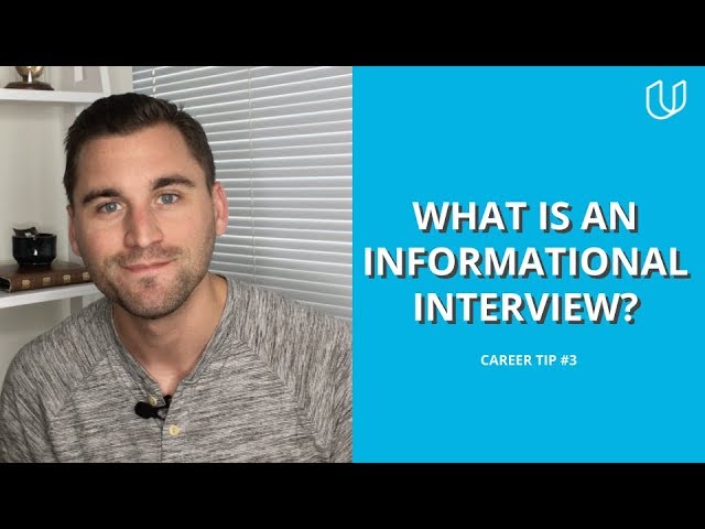 What is an Informational Interview? | Udacity Career Tip #3