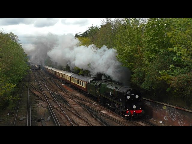 35028 Clan Line on the Pullman's for a Loaded Test Run around Kent | 22/4/24
