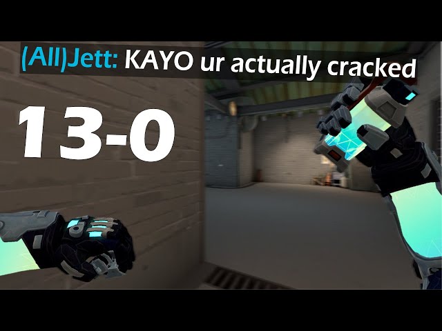 How to 13-0 and MATCH MVP as KAYO... (VALORANT)