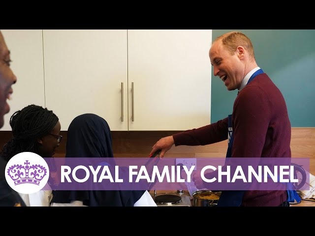 Prince William Helps Knock Up a Chicken Teriyaki on Charity Visit 🥘