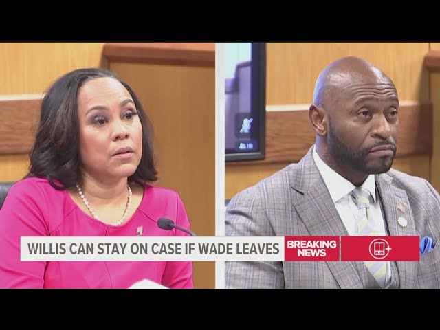 Judge rules Trump case can continue if DA Fani Willis or special prosecutor Wade remove themselves