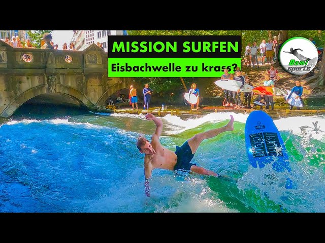 Learn to surf at the Eisbach in Munich? Mission Surfing E1