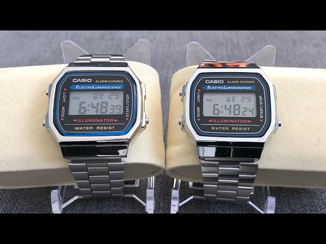 Casio A168W Real vs Fake! Genuine and Counterfeit Comparison by Casio Watchers