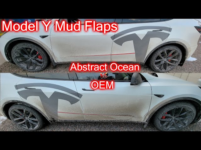 Tesla Model Y Must Have Accessory! Mud Flap Install!