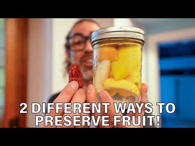 How We Preserve Fruit Two Different Ways | Kitchen Update