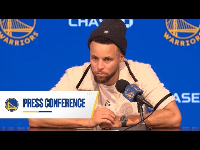 Stephen Curry Recaps Warriors' Opening Night Loss to Suns | Oct. 24, 2023
