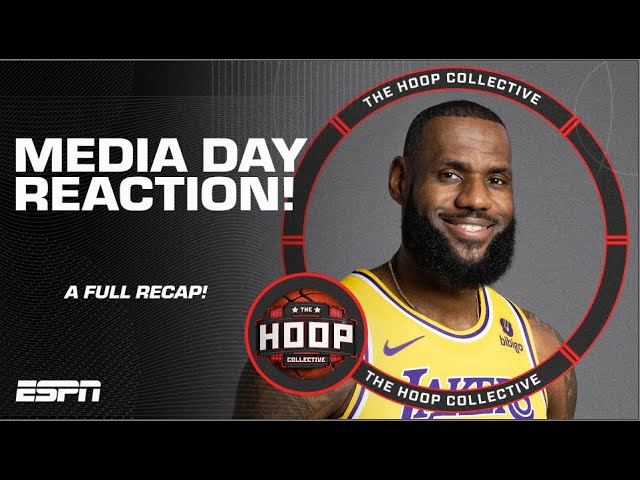 FULL NBA Media Day Reaction: No James Harden + LeBron’s pursuit | The Hoop Collective