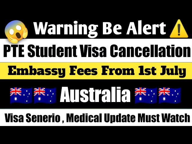 July and Nov Intake 2023  🔥|| Visa cancellation News || latest Australia News🇦🇺 || Big Updates