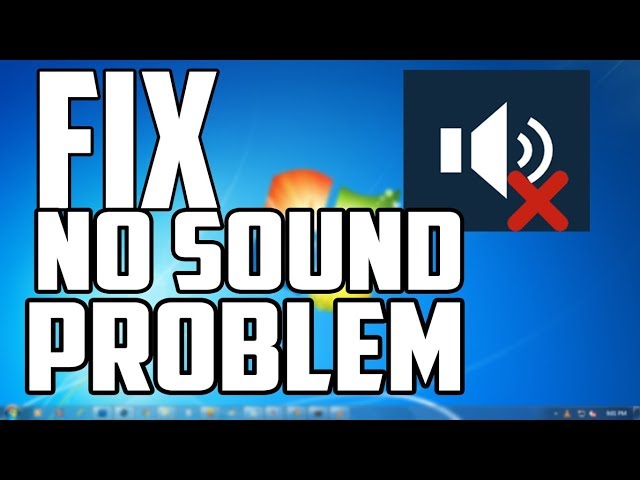 How To Fix No Sound Problem | Fix Red Cross On Speaker