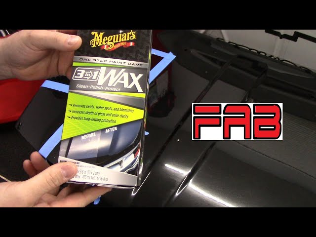 Meguiar's 3 in 1 Wax! Will It Correct Paint? Let's Find Out!