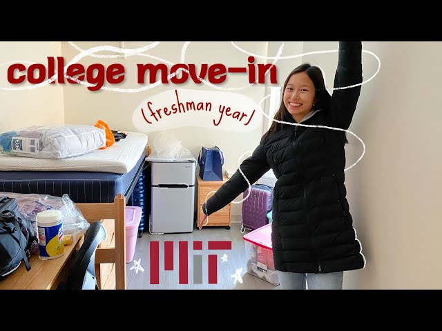 2021 college move-in + first day at MIT! // MIT New House