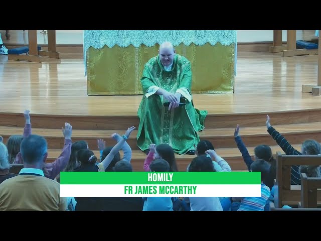 Homily of Fr James McCarthy for 22nd Sunday in Ordinary Time 27 August 2022  (5pm - Family Mass)