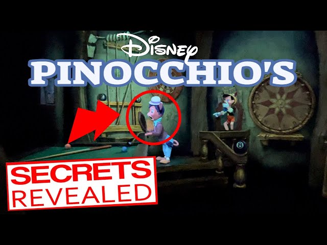 Disneyland's Pinocchio's Daring Journey Ride SECRETS REVEALED