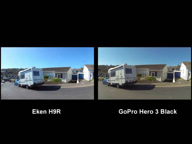 GoPro Hero 3 Black vs Eken H9R budget camera - surprising results!