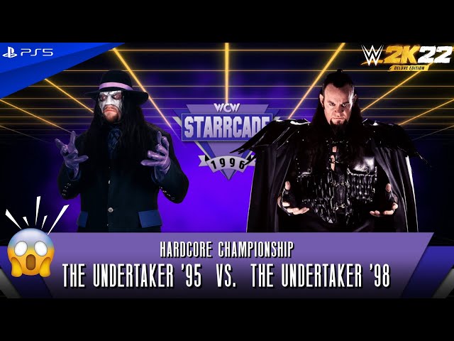 UNDERTAKER (98) VS UNDERTAKER (95) - Hardcore Championship - WWE 2K22