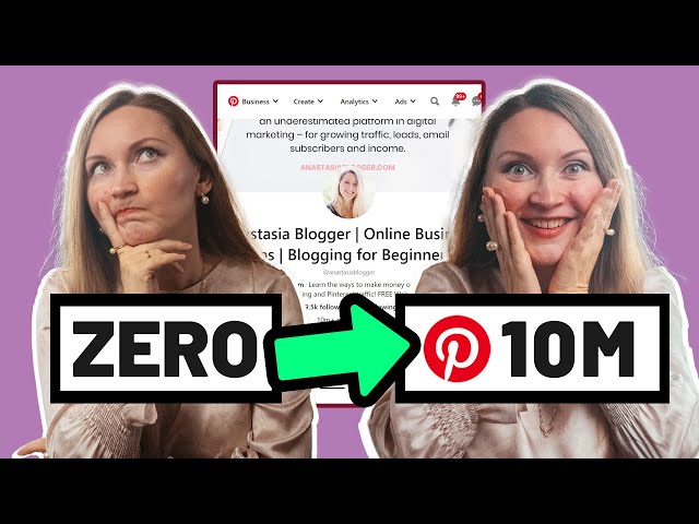 How to Grow on Pinterest from SCRATCH in 2024 📈 (I get 10 MILLION Views!)