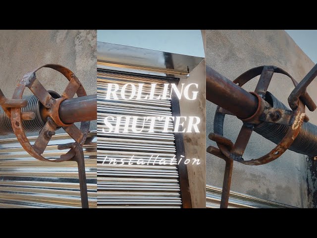 How To Install Rolling shutter | Dukaan Ka Shutter Kaise Lagate Hain  | Shop Shutter | Diy