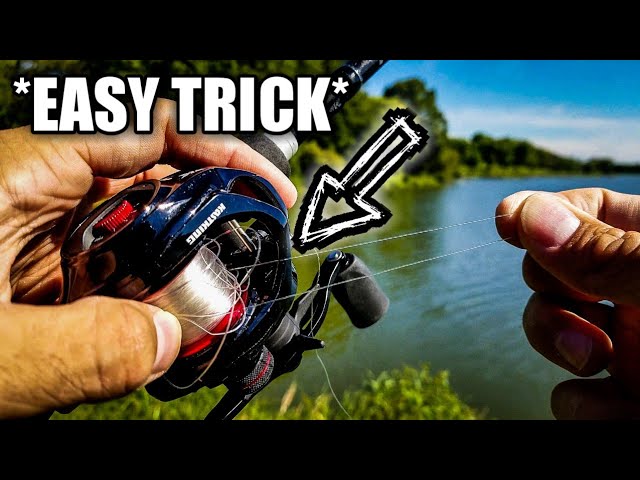How to Remove a Backlash *FAST* (BAITCASTER TIP)