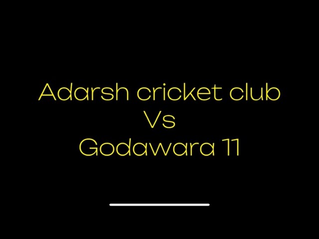 ACC vs Godawara 11 wind ball match 🏏