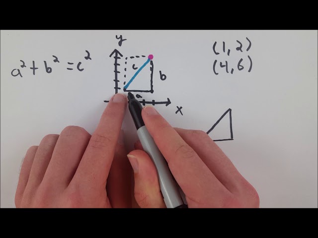 How to Find Distance Between Two Points Using Pythagorean Theorem
