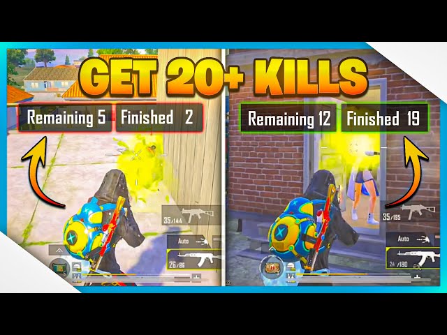 HOW TO GET 20+ KILLS EASILY LIKE COMPETITIVE PRO'S IN PUBG/BGMI | TIPS & TRICKS GUIDE/TUTORIAL