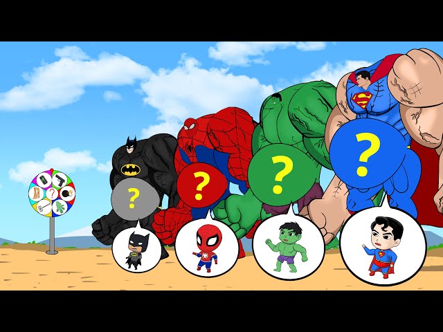Evolution of Family SUPERHERO PREGNANT : HULK,SPIDERMAN,SUPERMAN,BATMAN - Back from the dead SECRET