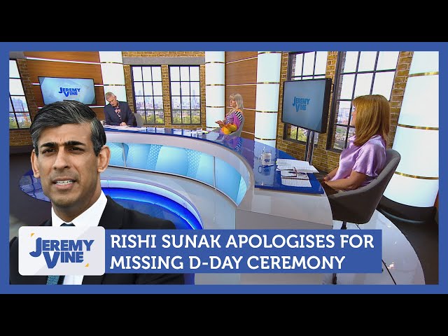 Rishi Sunak apologises for missing D-Day ceremony | Jeremy Vine