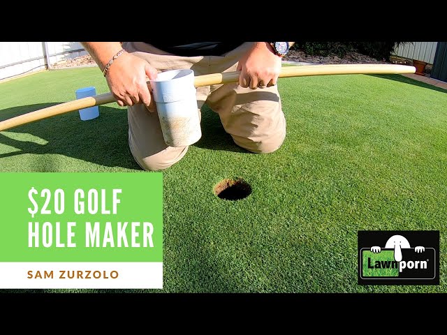 How to make a Golf Hole for $20 / Sam Zurzolo's Golf Hole Maker