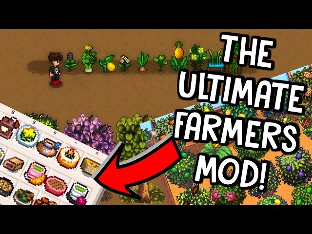 ALL NEW FRUIT, VEG, TREES & COOKING RECIPES! | Stardew Valley Mod Showcase