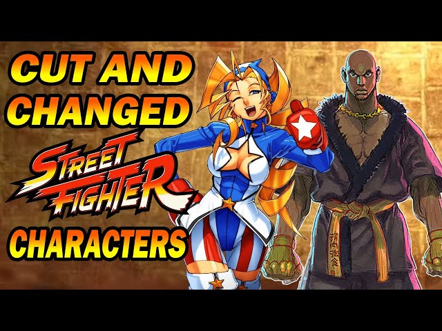 A History of Cut Street Fighter Characters and Designs