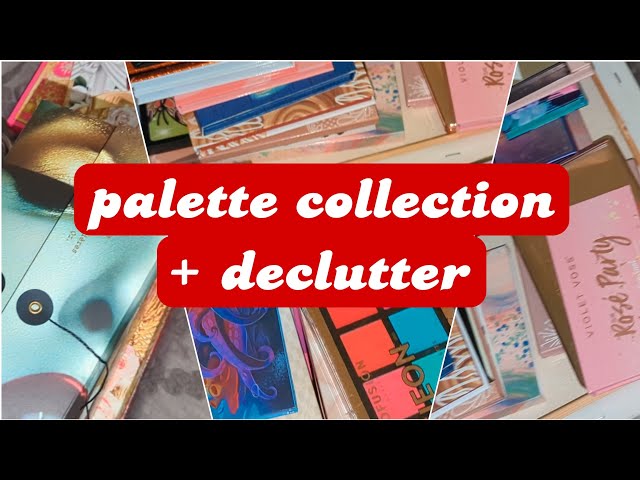 palette collection and declutter