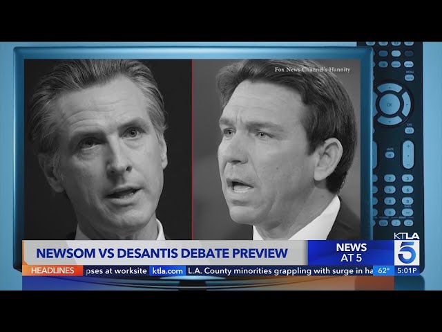 Governors Gavin Newsom, Ron DeSantis face off in debate
