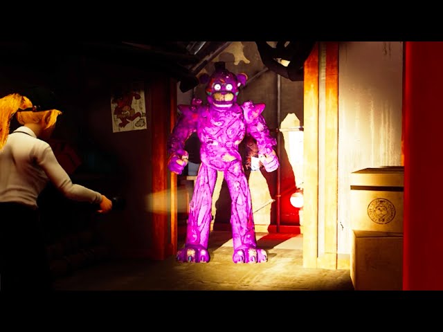 Toxic Glamrock Freddy! You're supposed to be on lockdown. - FNAF Security Breach