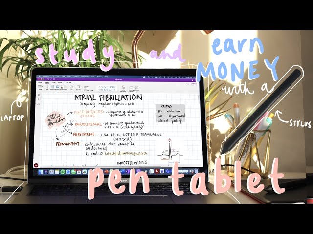 How to STUDY and EARN MONEY with your pen tablet - making the most out of it