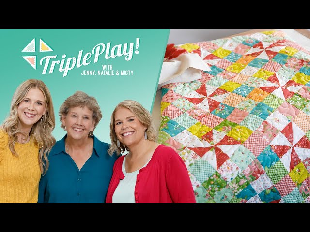 Triple Play: How to Make 3 NEW Pinwheel Quilts - Free Quilting Tutorial