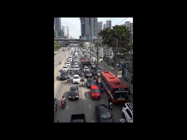 September 15, 2016 Traffic in Bangkok, Thailand