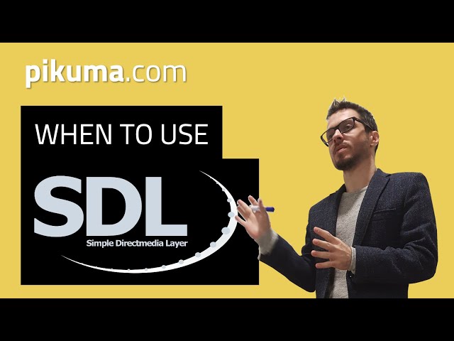 Why do we use SDL with C & C++?