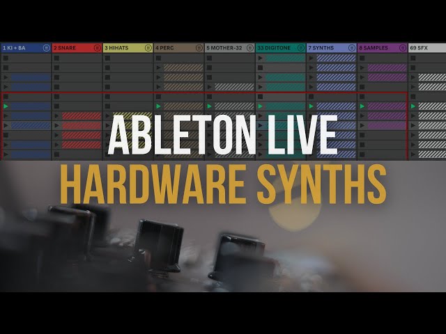 How to use HARDWARE SYNTHS with ABLETON LIVE | hybrid setup tutorial
