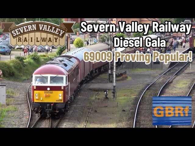 Severn Valley Railway Diesel Gala | Bewdley & Kidderminster | GBRf 69009 proving POPULAR