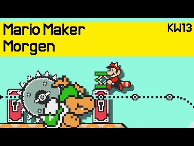 KW13 | Die Geschichte von Zügen und Quizze! | Mario Maker Morgen